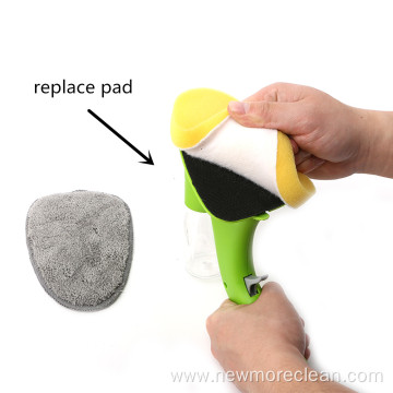 3in1 Spray Window Brush With Replaceable Pads